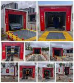 中國南昌，中國石化，隧道9刷電腦洗車機安裝調(diào)試中